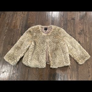 Snow leopard print jacket